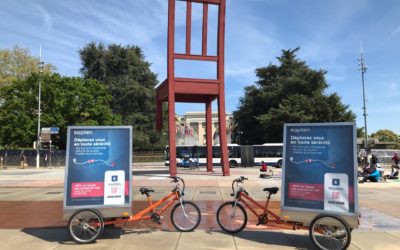Kapten et MediaShift, quand la mobilité urbaine rencontre le street marketing !