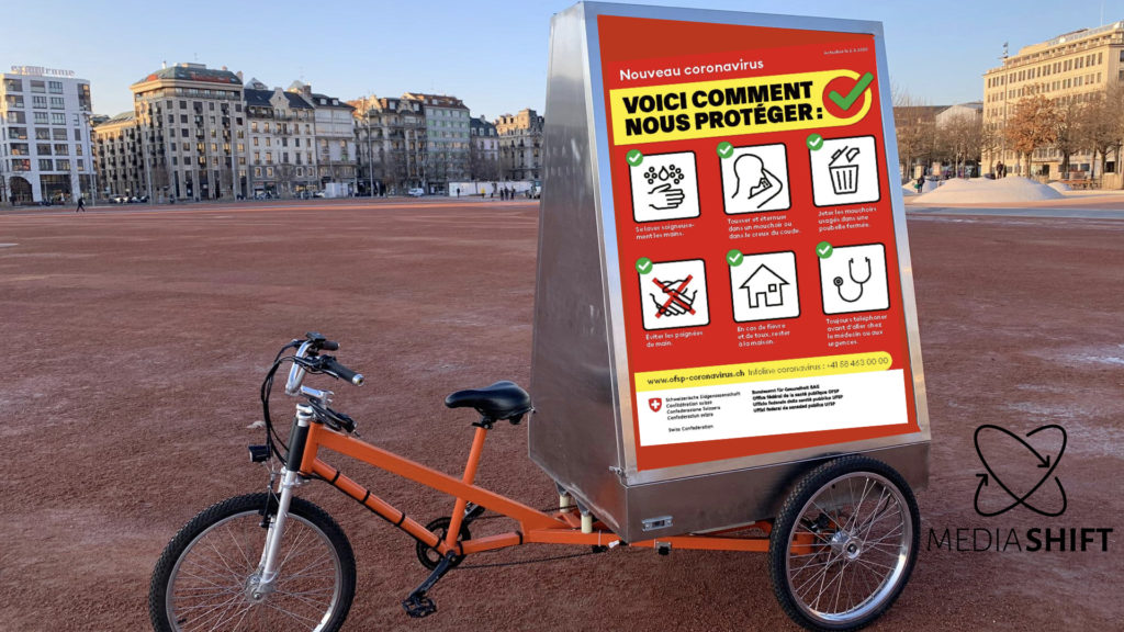 vélo électrique publicitaire